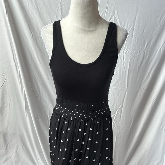 Anthropology, beautiful black, and white maxi dress - Picture 2 of 8